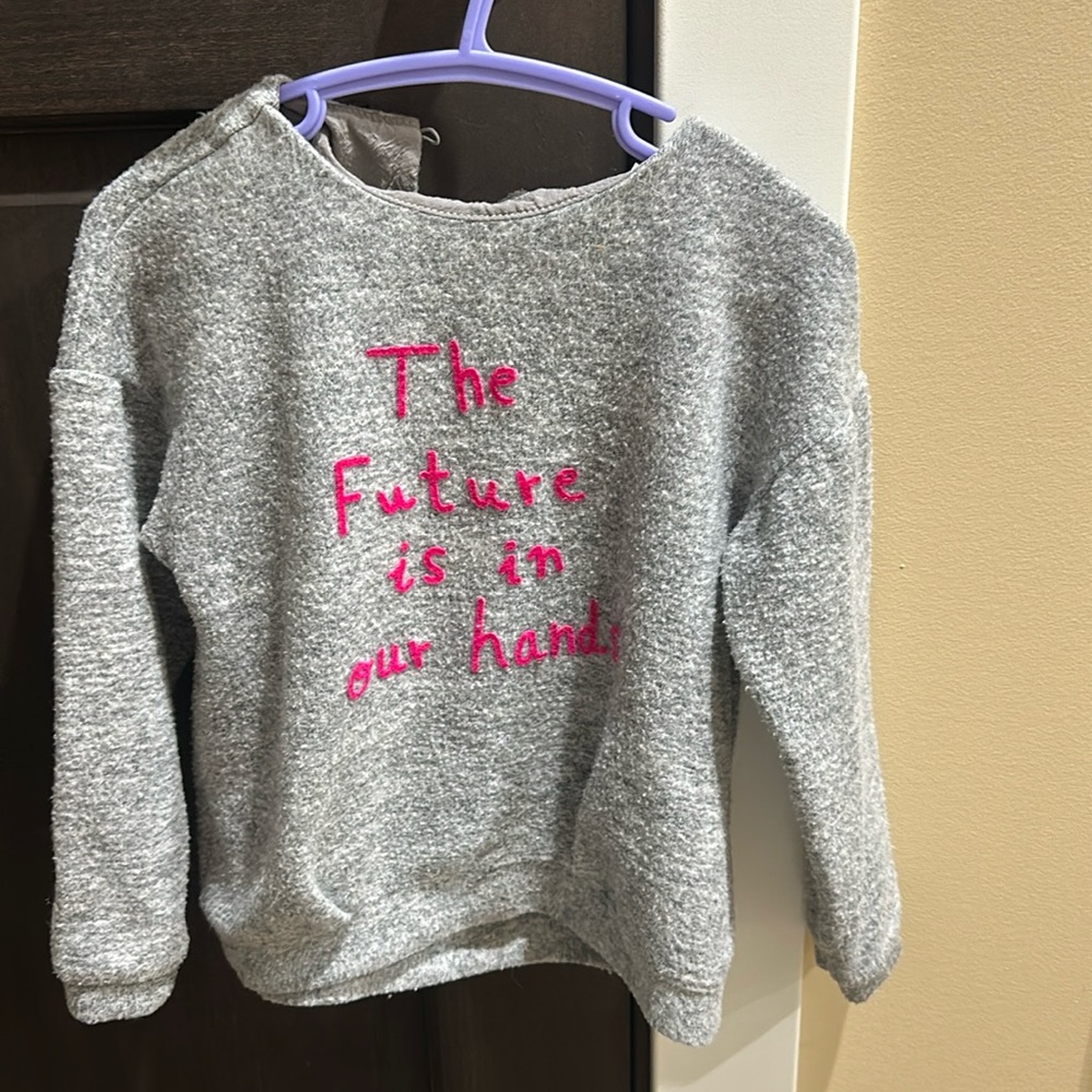 Zara girls 3/4 sweater